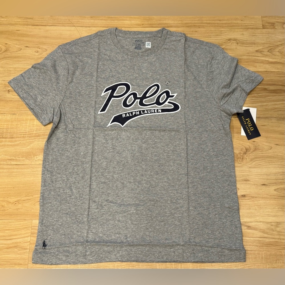 Polo Ralph Lauren Men’s Classic Fit Graphic Pony Logo T-Shirt  Tee Gray S - XXL